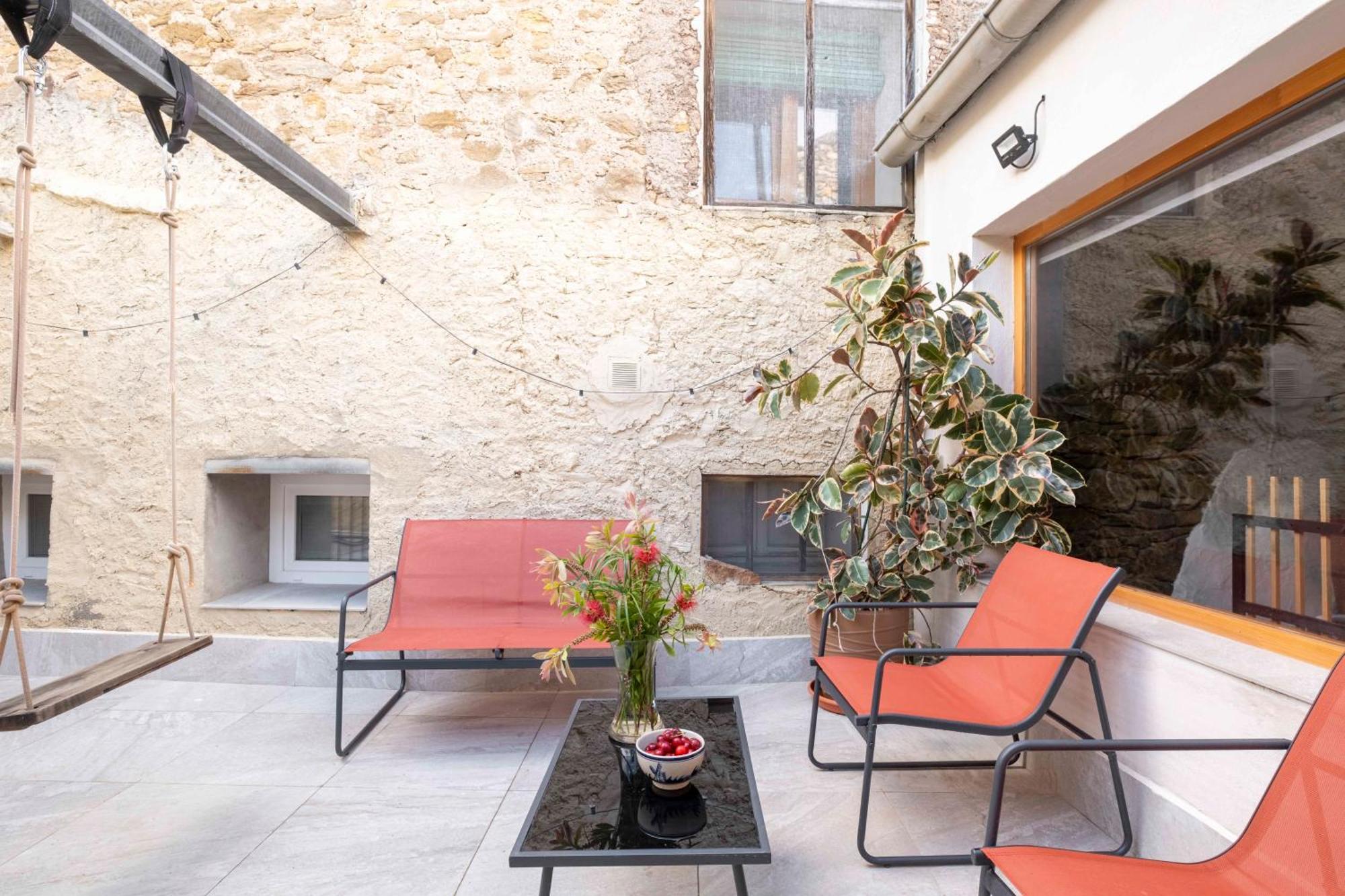 Casa Acollidora I Familiar Amb Jardi I Barbacoa Villa Ager Buitenkant foto